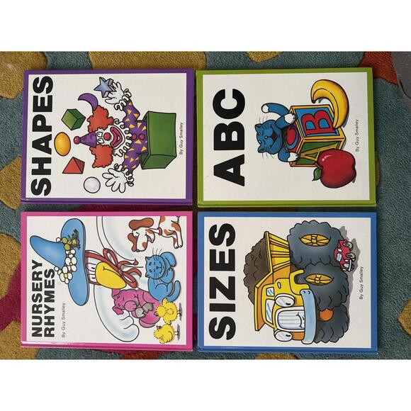 Sizes Rhyme Other | Vintage Guy Smalley Nursery Rhymes Shapes Sizes Abc Kids Books ...